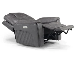 Echo 3 Power Theater Recliner W/ Immersive Sound In Rainier Walnut Leather