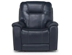 Echo 3 Power Theater Recliner W/ Immersive Sound In Rainier Walnut Leather