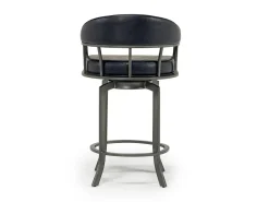 Edy Counter Height Stool In Mineral & Black, Swivel