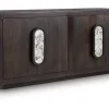 Elliston Media Console In Espresso Brown