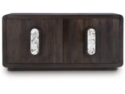 Elliston Media Console In Espresso Brown