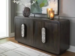 Elliston Media Console In Espresso Brown