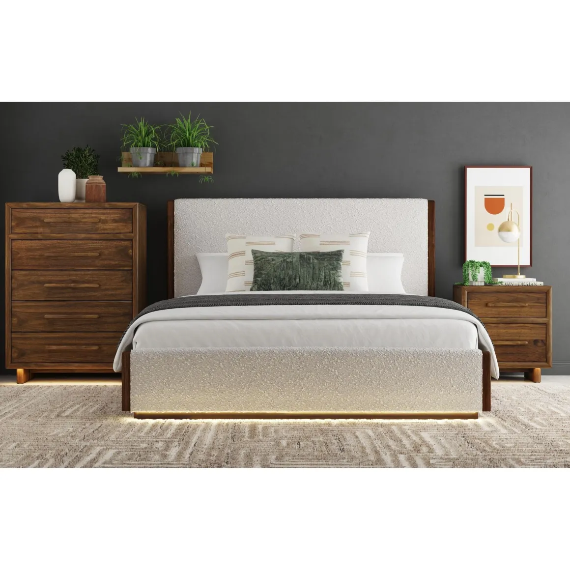 Elm Nightstand In Brown