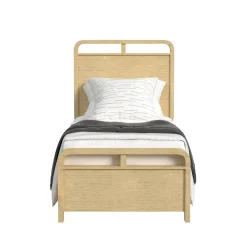 Emberly Panel Bed In Natural, Twin