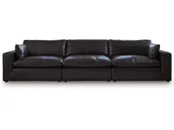 Emillia Sofa & Loveseat In Black