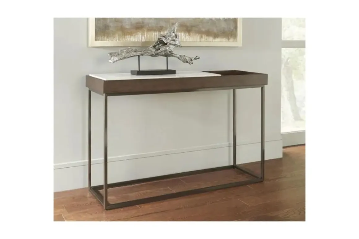 Ennis Sofa Table In Brown Sable