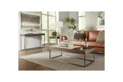 Ennis Sofa Table In Brown Sable