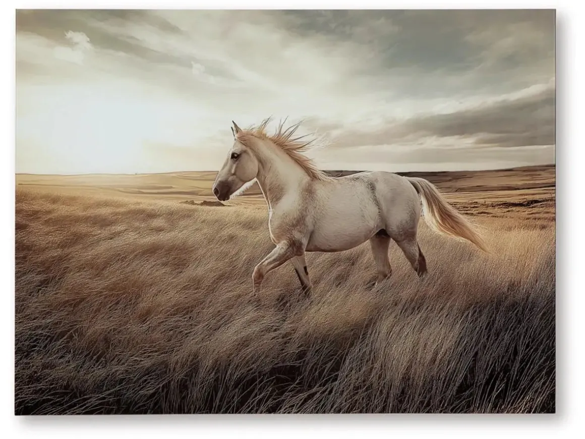 Errolville Horse On Glass Wall Art