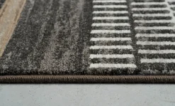 Essentials Haven Rug In Brown, 5’ X 7’