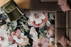 Essentials Studio Rug In Multicolor/Black, 5’ X 7’