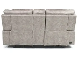 Estilo 2 Power Console Loveseat In Canyon Gray