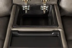 Estilo 2 Power Console Loveseat In Canyon Gray