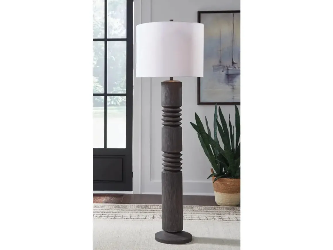 Fainwell Floor Lamp In Black