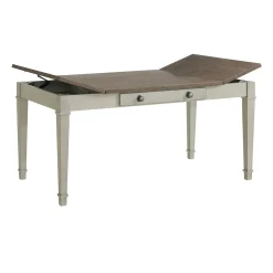 Farmington Dining Table In Medium Brown/Washed Stone