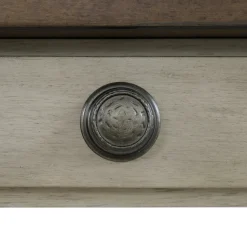 Farmington Dining Table In Medium Brown/Washed Stone