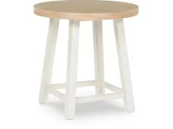 Fawndell Coffee Table & 2 End Tables In Antique White/Brown