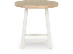 Fawndell Coffee Table & 2 End Tables In Antique White/Brown