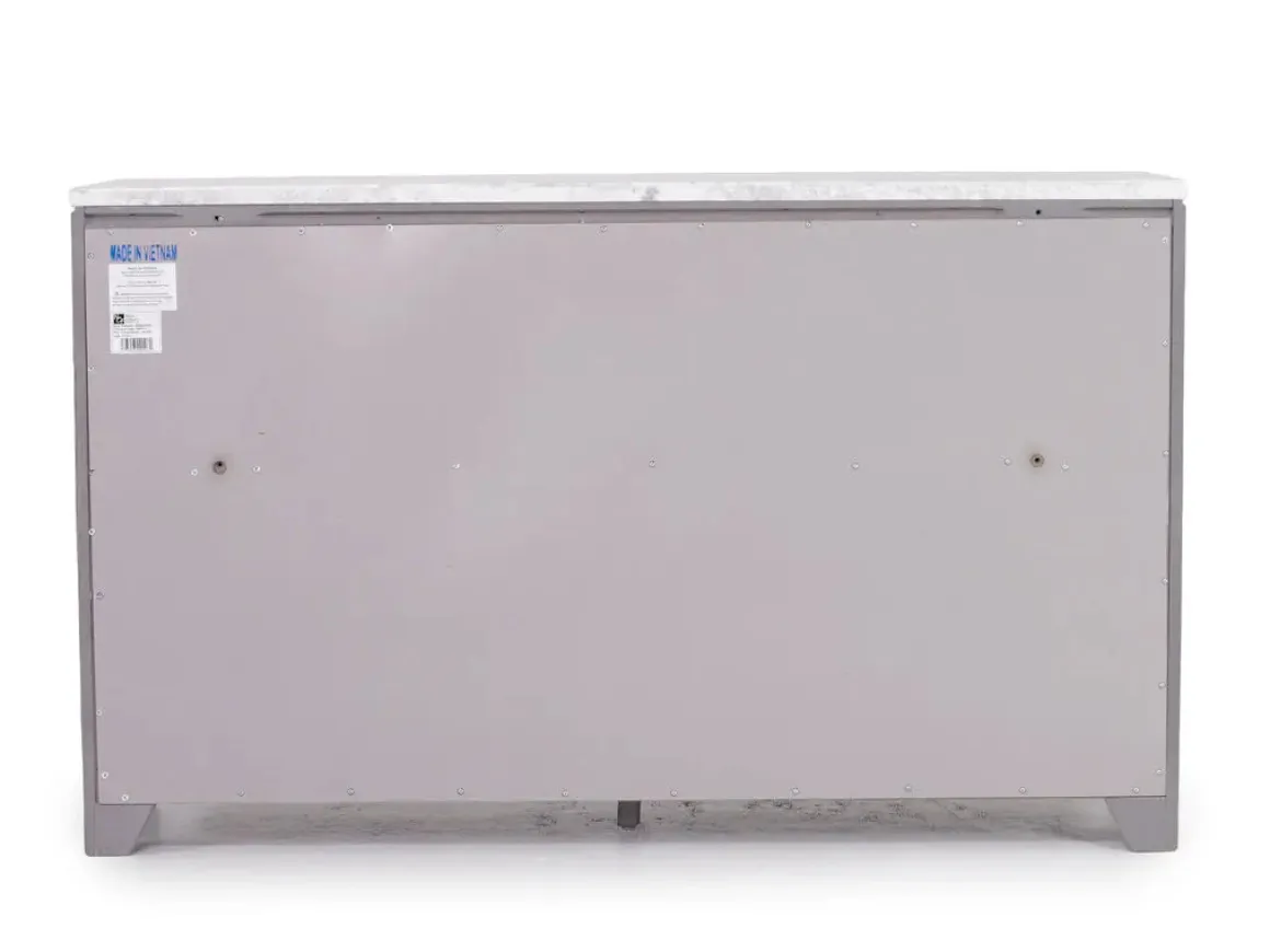 Fiona Dresser In Mist Gray