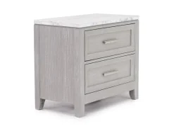 Fiona Nightstand In Mist Gray