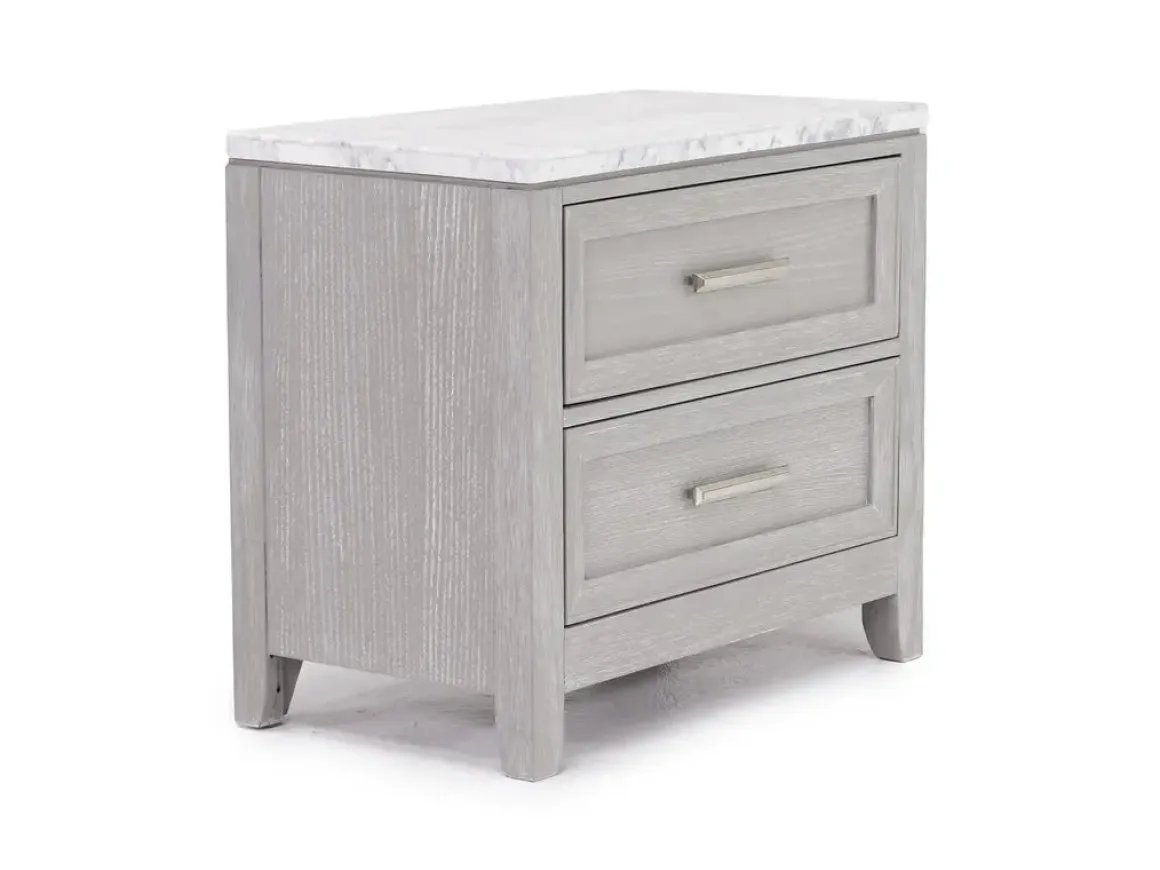 Fiona Nightstand In Mist Gray