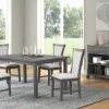 Flair Dining Table & 4 Chairs In Gray