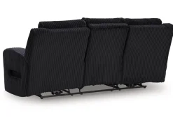 Forest Lake 2 Power Sofa W/ Drop Down Table In Alloy