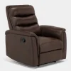 Forte Recliner In Dark Brown