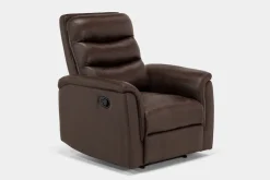 Forte Recliner In Dark Brown