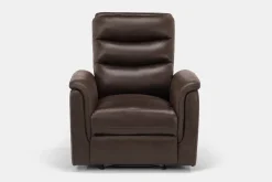 Forte Recliner In Dark Brown