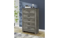Frandern 5 Drawer Chest In Gray