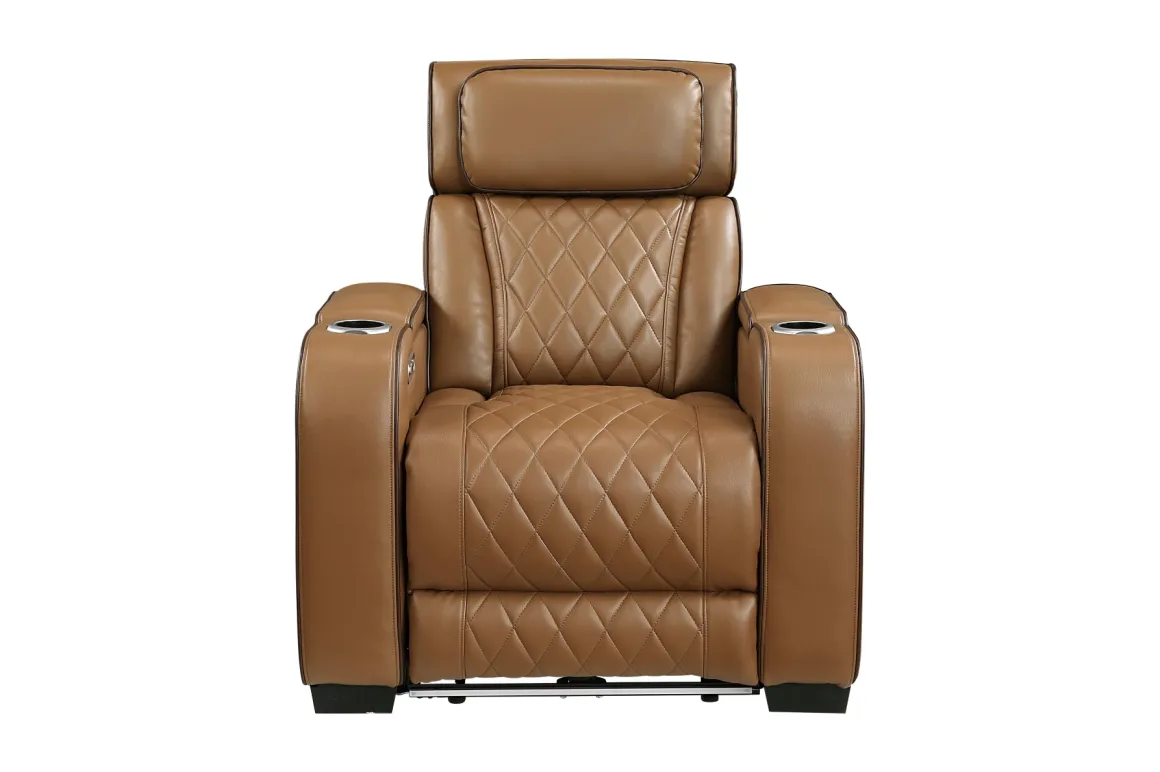 Gallington 2 Power Recliner In Brown