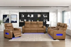 Gallington 2 Power Recliner In Brown