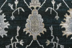 Gatsby Monroe Rug In Green/Cream, 5’ X 7’