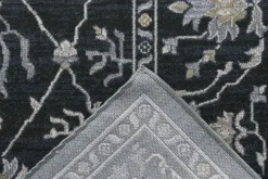 Gatsby Monroe Rug In Green/Cream, 5’ X 7’