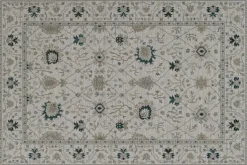 Gatsby Regent Rug In Ivory & Green, 5’ X 7’