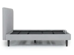 Gavin Upholstered Adjustable Foundation Bed In Charcoal, Full