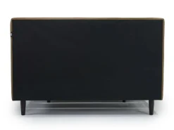 Gavin Upholstered Adjustable Foundation Bed In Charcoal, Full