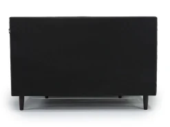 Gavin Upholstered Adjustable Foundation Bed In Charcoal, Full