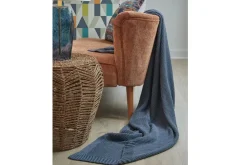 Gayelery Throw Blanket In Blue