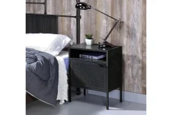 Gemma Usb Nightstand In Gray
