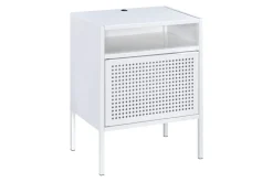 Gemma Usb Nightstand In Gray
