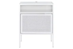 Gemma Usb Nightstand In Gray