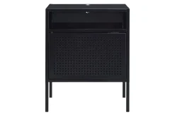 Gemma Usb Nightstand In Gray