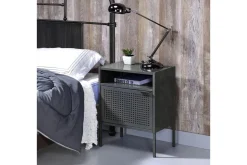 Gemma Usb Nightstand In Gray