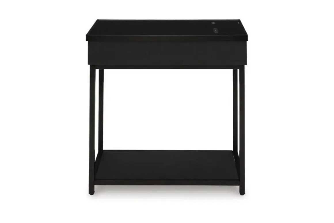 Gemmet Accent Table In Black
