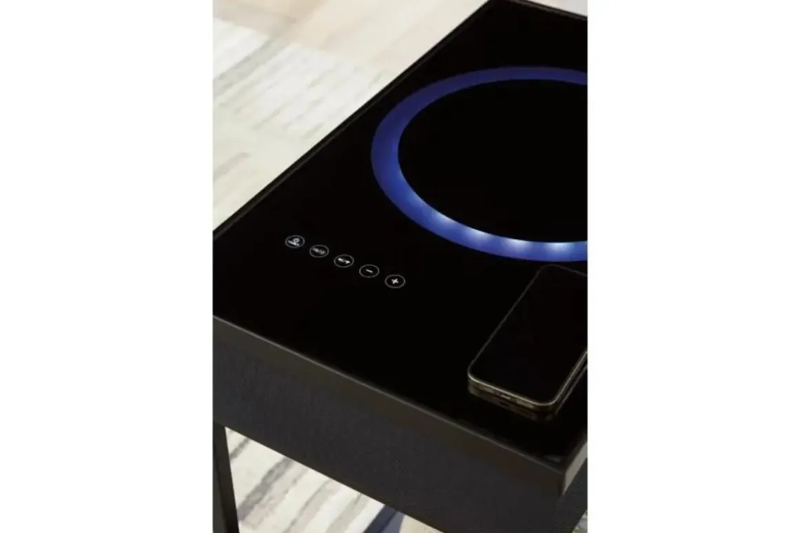 Gemmet Accent Table In Black