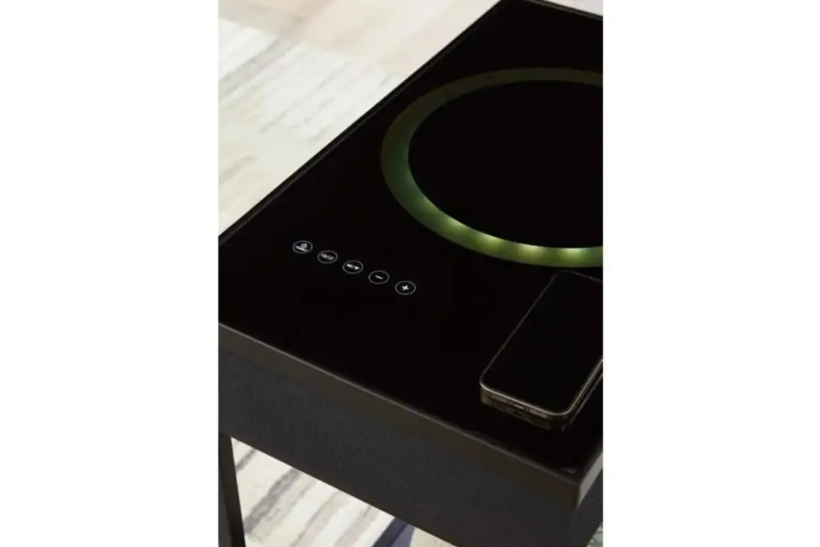 Gemmet Accent Table In Black
