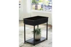 Gemmet Accent Table In Black