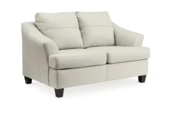 Genoa Loveseat In Coconut Leather