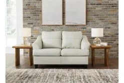 Genoa Loveseat In Coconut Leather